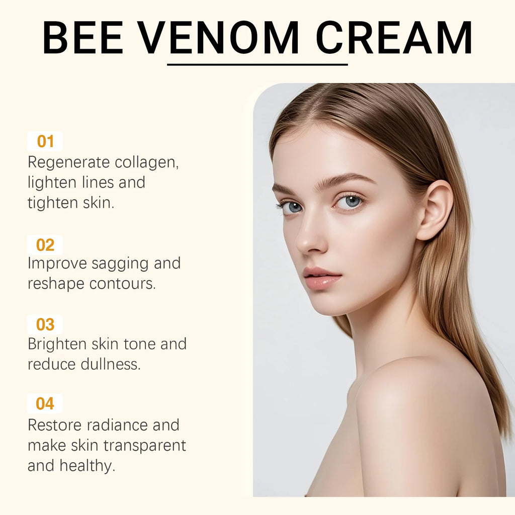 Bee Venom Anti-Aging Face Cream – Firming & Wrinkle Repair Moisturizer