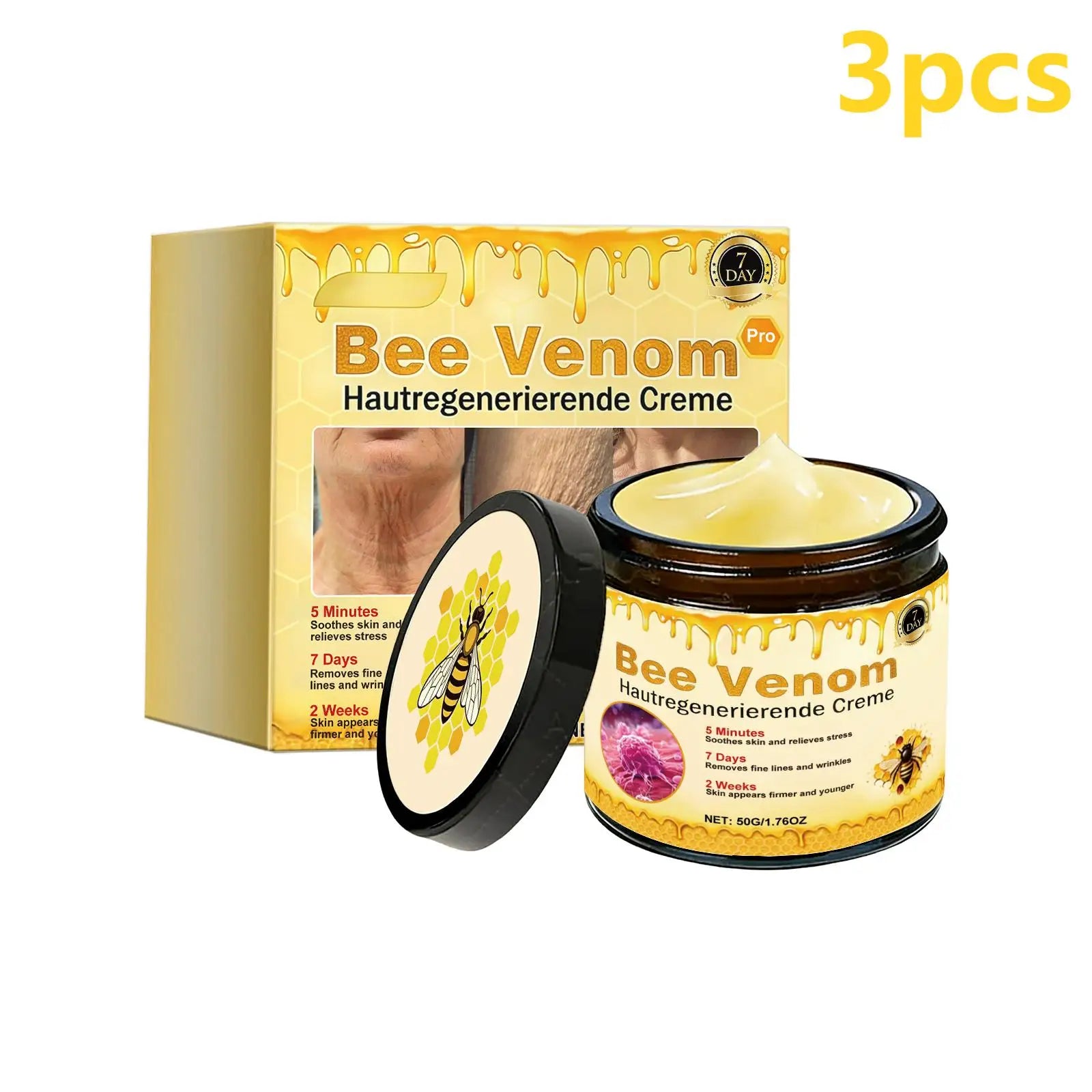 Bee Venom Anti-Aging Face Cream – Firming & Wrinkle Repair Moisturizer