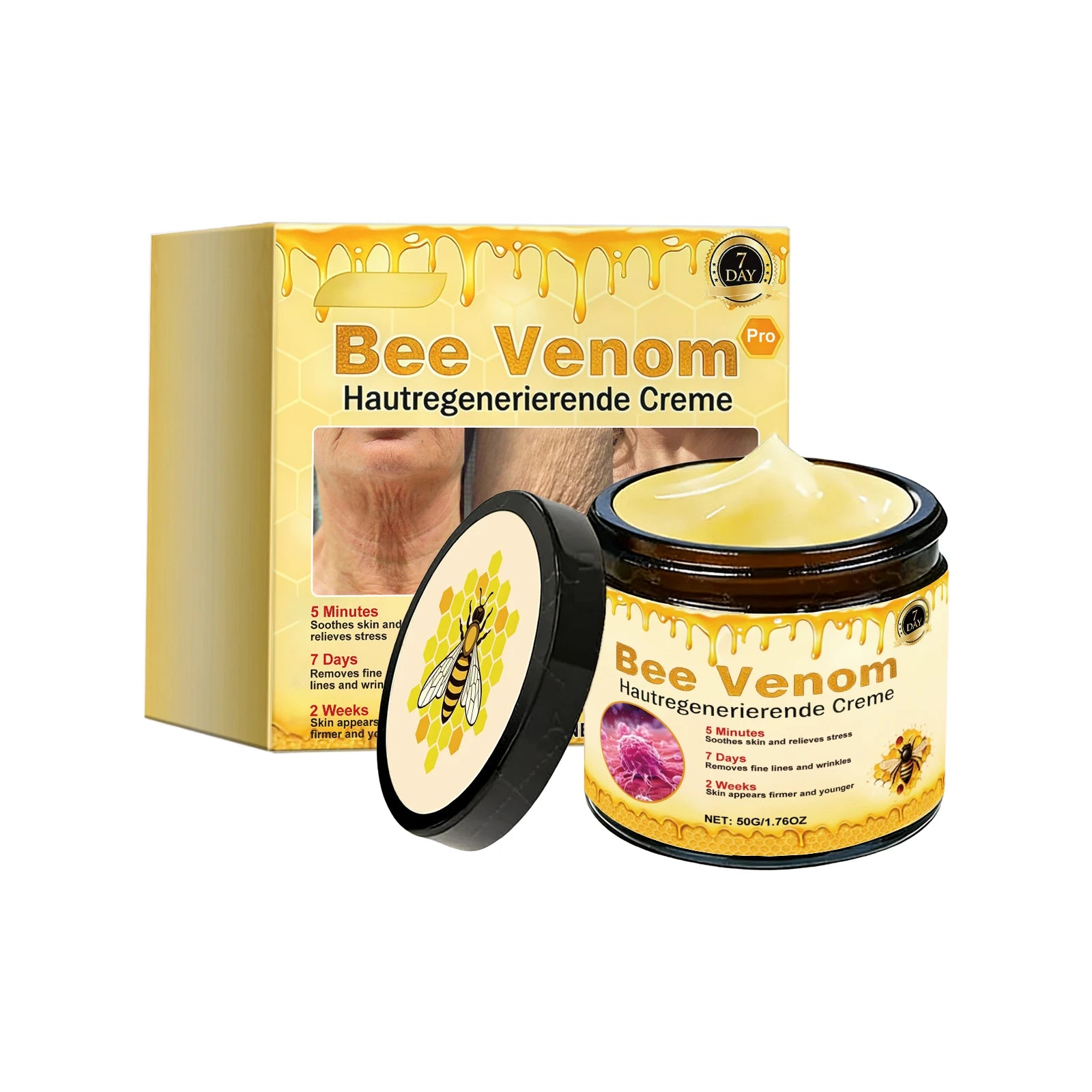Bee Venom Anti-Aging Face Cream – Firming & Wrinkle Repair Moisturizer