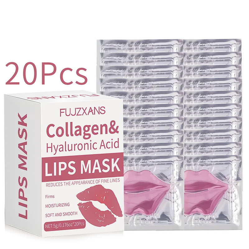 20Pcs/Box Pink Lips Masks Sheets