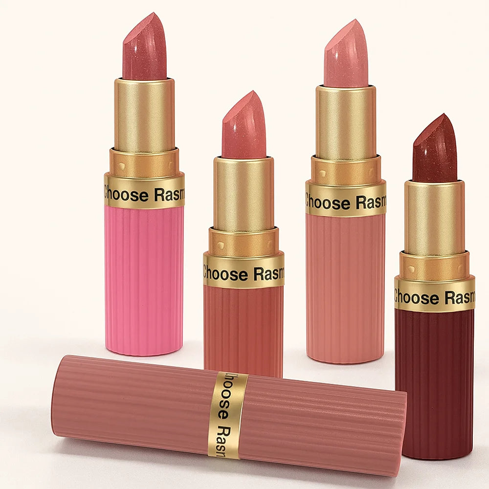 Pearlescent Pink Glitter Velvet Lipstick | Metallic Waterproof