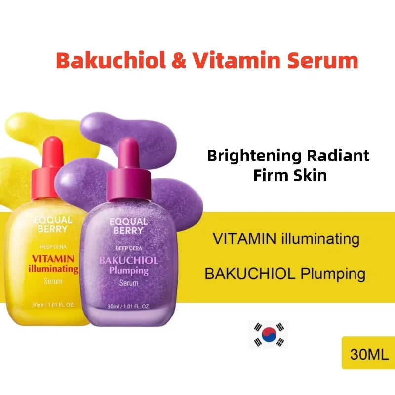 Vitamin C & Bakuchiol Face Serum – Brightening & Anti-Aging (30ml)