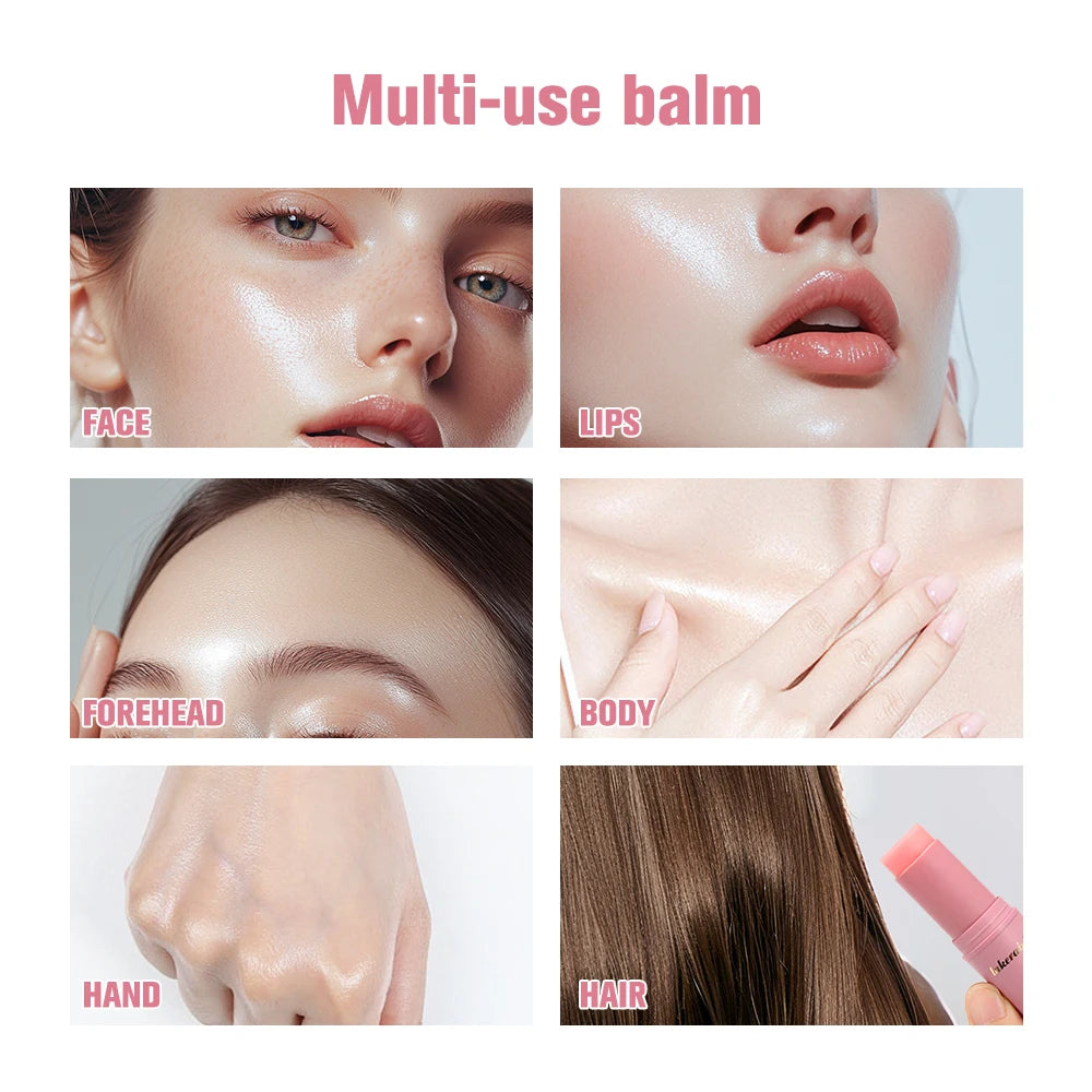 Hydrating Pink Balm Stick – Deep Moisture & Glow Boost