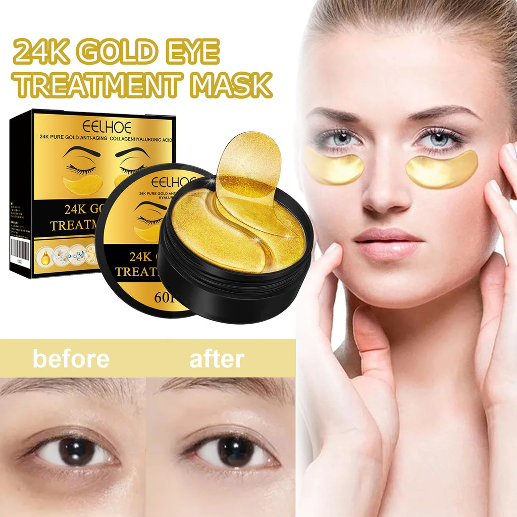 24K Gold Hydrating Eye Mask (60PCS)