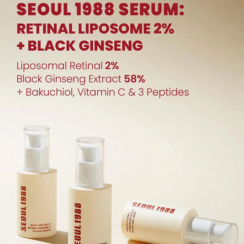 Korean Retinol & Black Ginseng Anti-Aging Serum